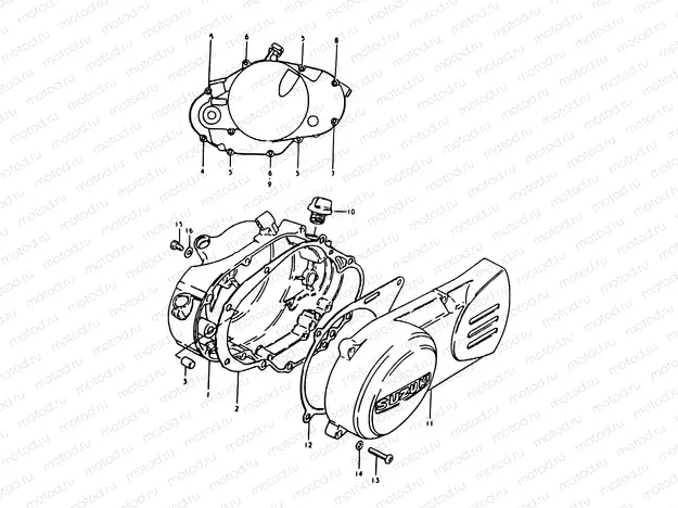 3 - CRANKCASE COVER