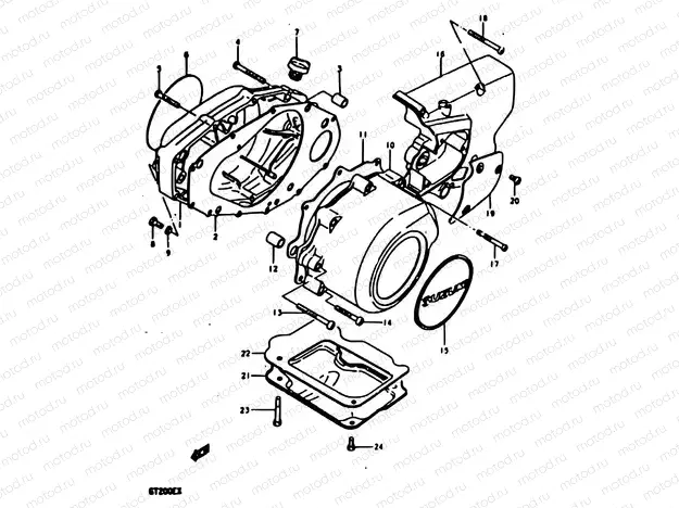 3 - CRANKCASE COVER
