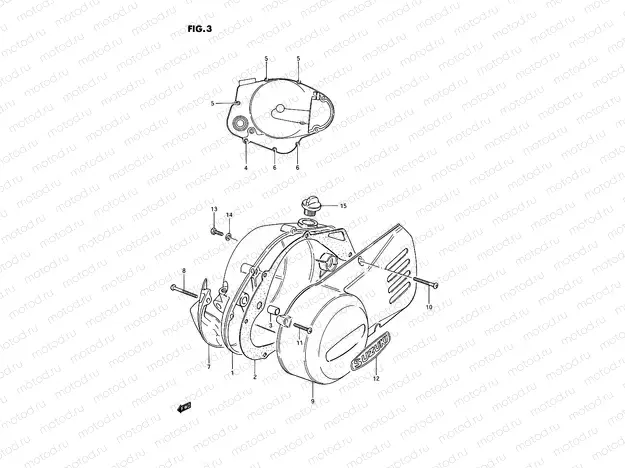 3 - CRANKCASE COVER