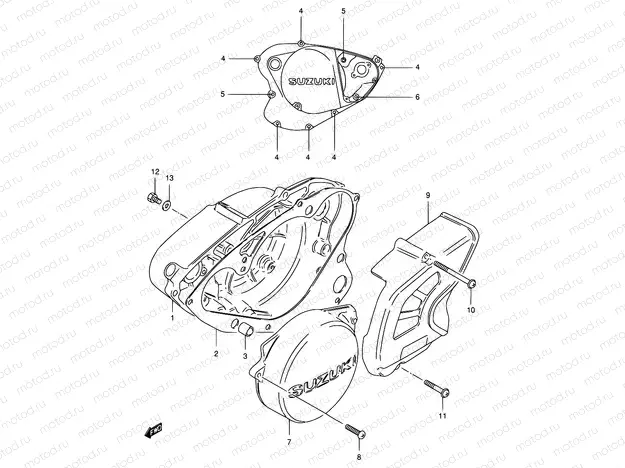 3 - CRANKCASE COVER