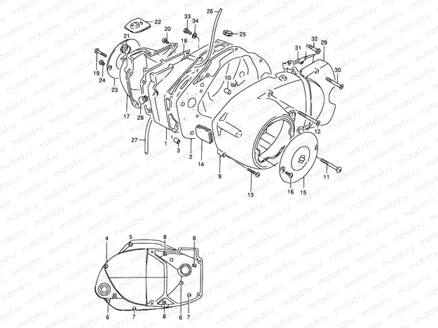 3 - CRANKCASE COVER