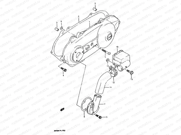 3 - CRANKCASE LEFT COVER