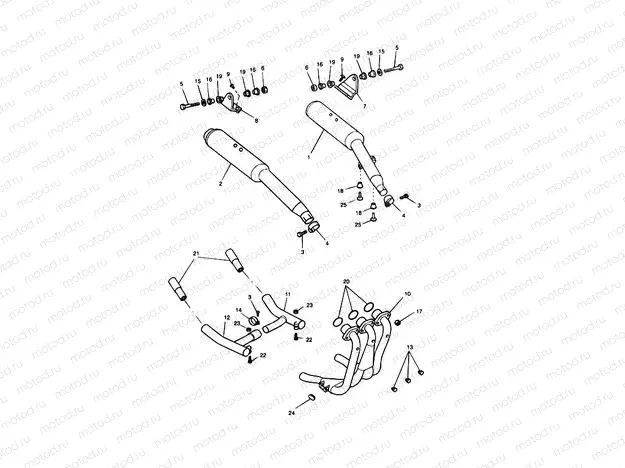 3 Cylinder Exhaust System