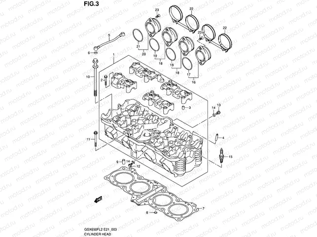 3 - CYLINDER HEAD