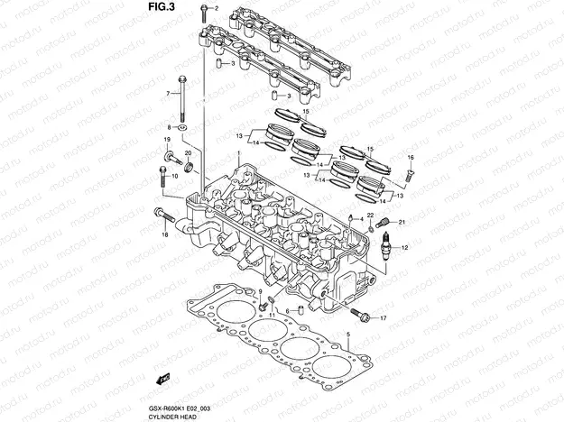 3 - CYLINDER HEAD