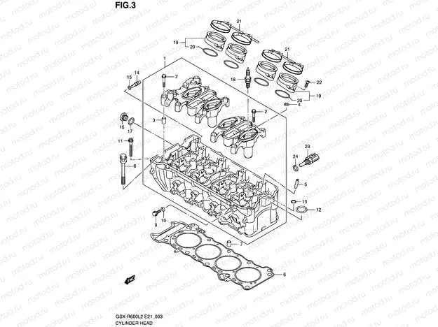 3 - CYLINDER HEAD