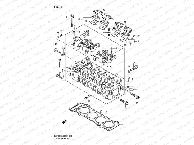 3 - CYLINDER HEAD