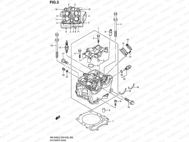 3 - CYLINDER HEAD