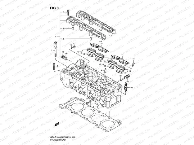 3 - CYLINDER HEAD
