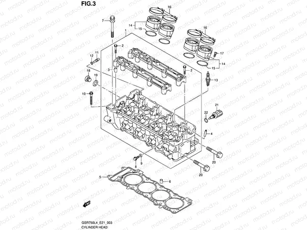 3 - CYLINDER HEAD