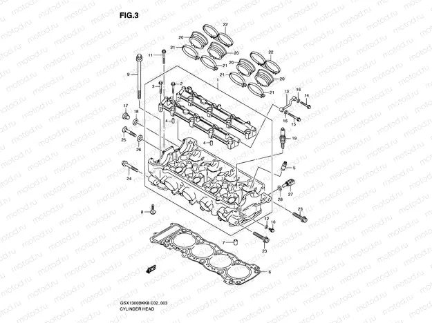 3 - CYLINDER HEAD