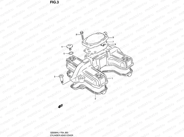 3 - CYLINDER HEAD COVER