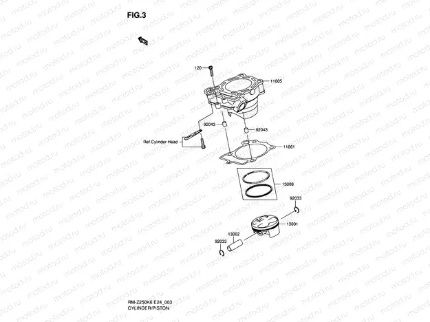 3 - CYLINDER/PISTON