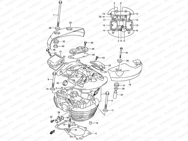 3 - REAR CYLINDER HEAD