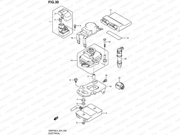 30 - ELECTRICAL (GSR750L4 E24)