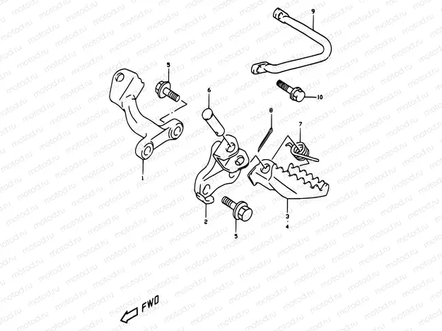 30 - FOOTREST