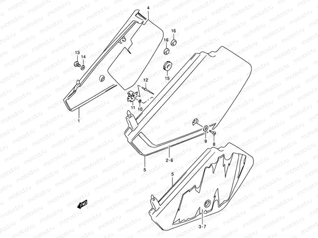 30 - FRAME COVER (MODEL L/M)