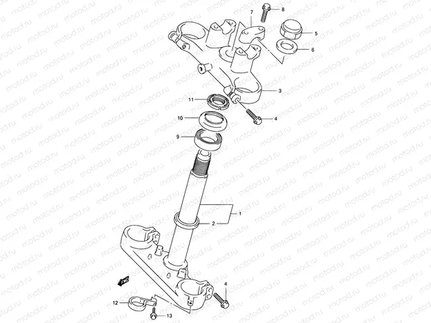 30 - FRONT FORK BRACKET