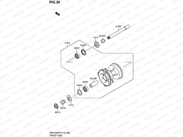 30 - FRONT HUB