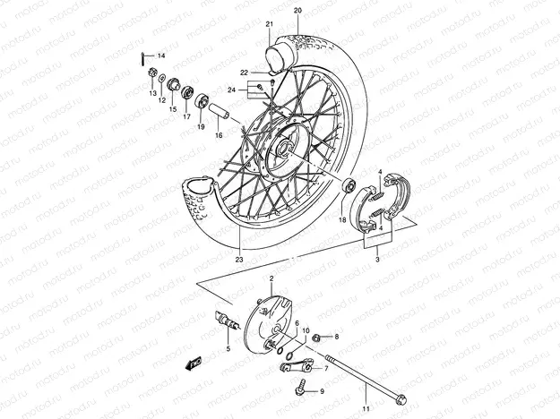 30 - FRONT WHEEL
