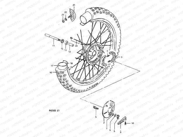 30 - FRONT WHEEL MODEL Z