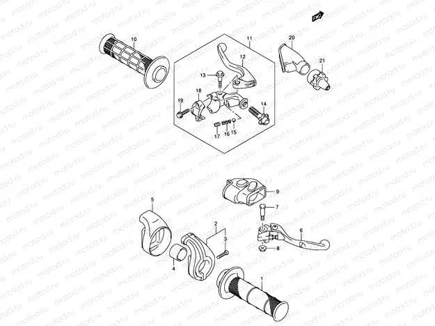 30 - HANDLE LEVER (MODEL K5)