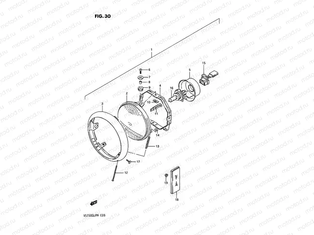 30 - HEADLAMP