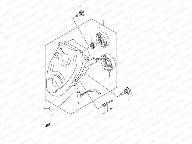 30 - HEADLAMP (E02)