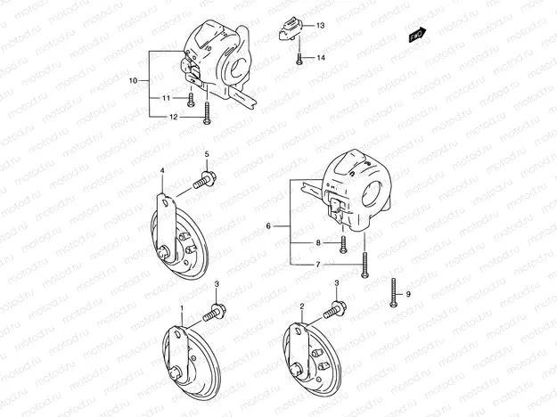 30 - HORN/HANDLE SWITCH