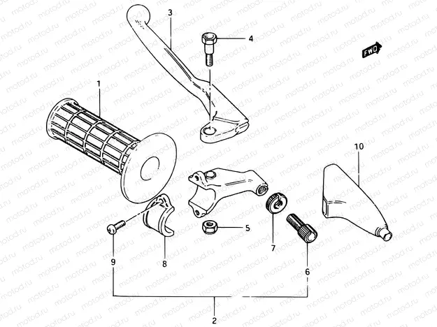 30 - LEFT HANDLE GRIP