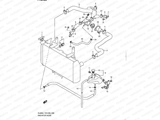 30 - RADIATOR HOSE