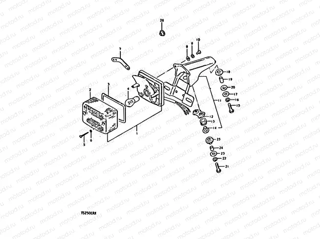 30 - REAR COMBINATION LAMP (E02, E04, E17, E21)