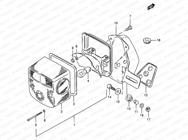30 - REAR COMBINATION LAMP (E02,E04,E21,E34)