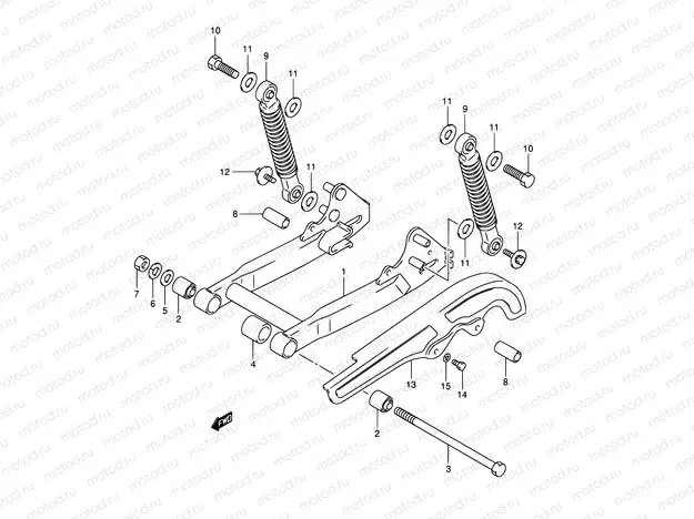 30 - REAR SWINGING ARM
