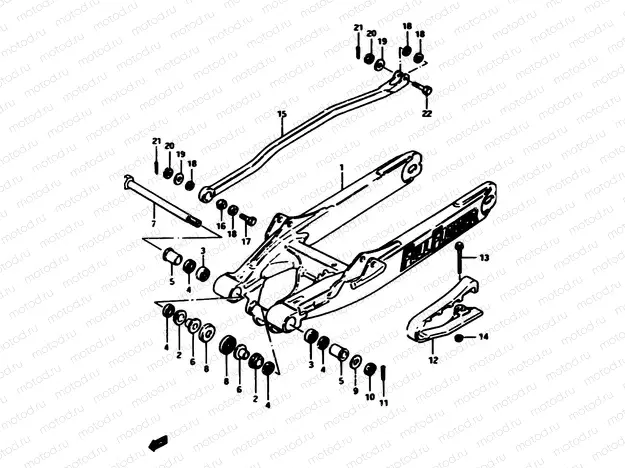 30 - REAR SWINGING ARM