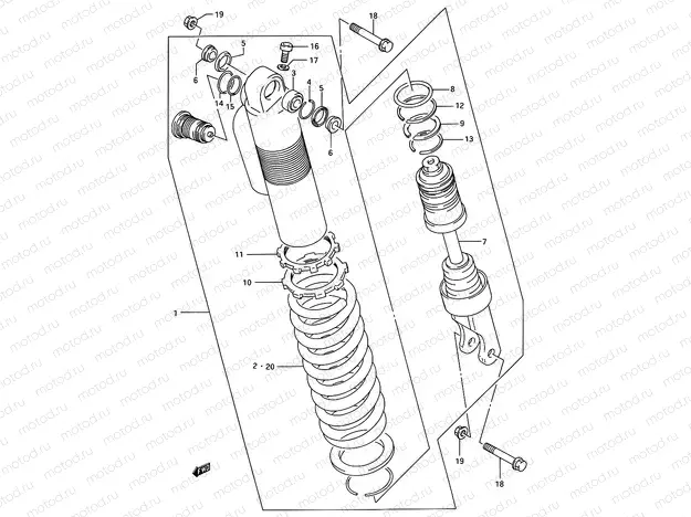 30 - SHOCK ABSORBER (MODEL P)