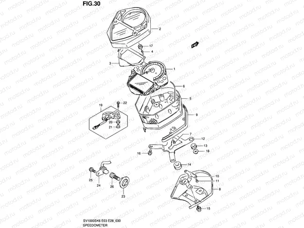 30 - SPEEDOMETER (SV1000)