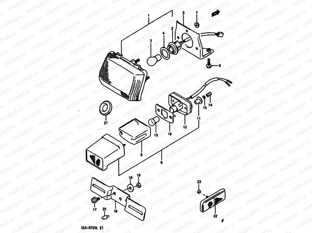 30 - TAIL LAMP - LICENSE LAMP