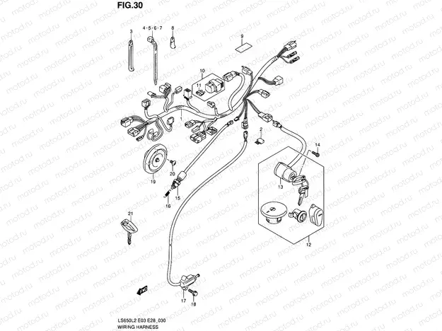30 - WIRING HARNESS (LS650L2 E03)