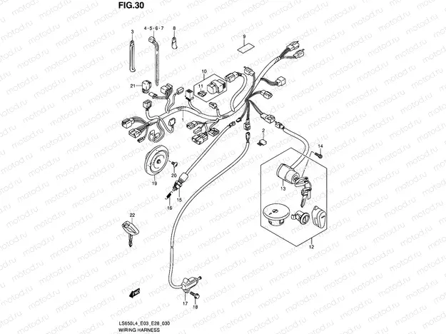 30 - WIRING HARNESS (LS650L4 E03)