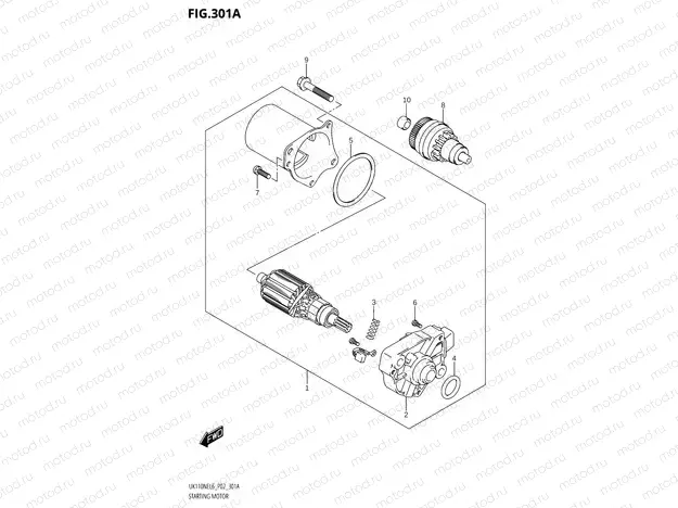 301A - STARTING MOTOR