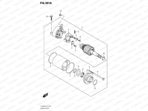 301A - STARTING MOTOR