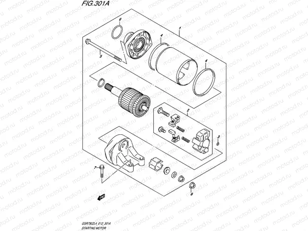 301A - STARTING MOTOR