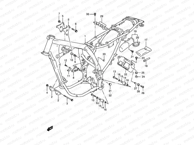 30A - FRAME (MODEL K2/K3/K4/K5)