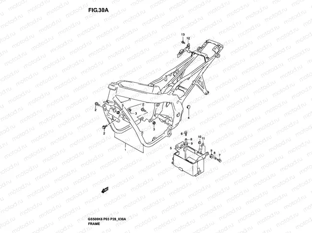 30A - FRAME (MODEL K4/K5/K6)