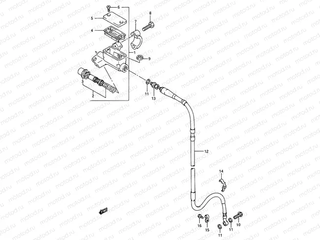 30A - FRONT MASTER CYLINDER (MODEL N)
