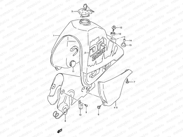 30A - FUEL TANK (MODEL M E21)