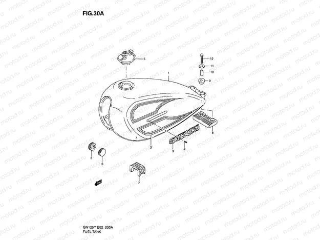 30A - FUEL TANK (MODEL X)