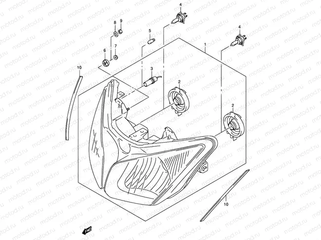30A - HEADLAMP (E19,P37)