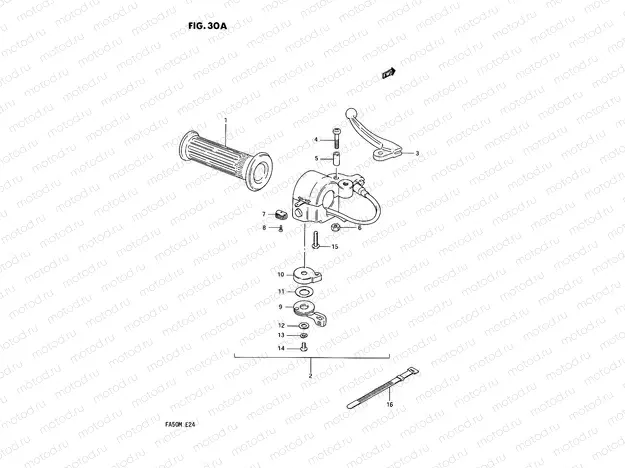 30A - LEFT HANDLE SWITCH (E21)